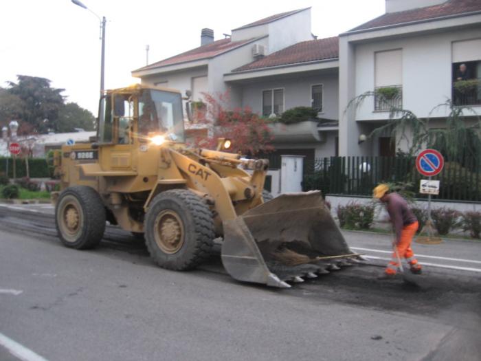 lavori stradali vie Galilei e Verdi a Muggiò impresa Cereda