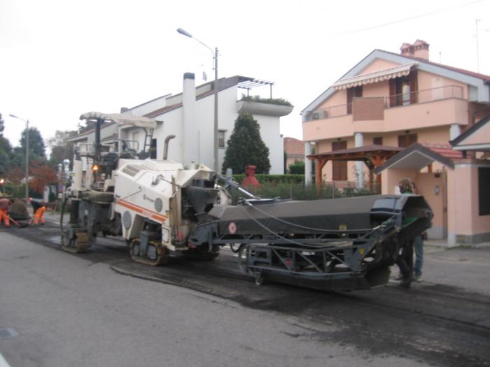 lavori stradali vie Galilei e Verdi a Muggiò impresa Cereda