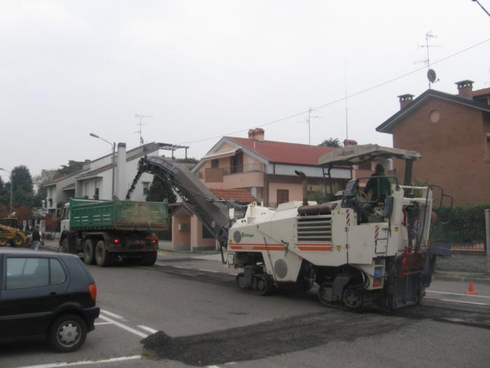 lavori stradali vie Galilei e Verdi a Muggiò impresa Cereda