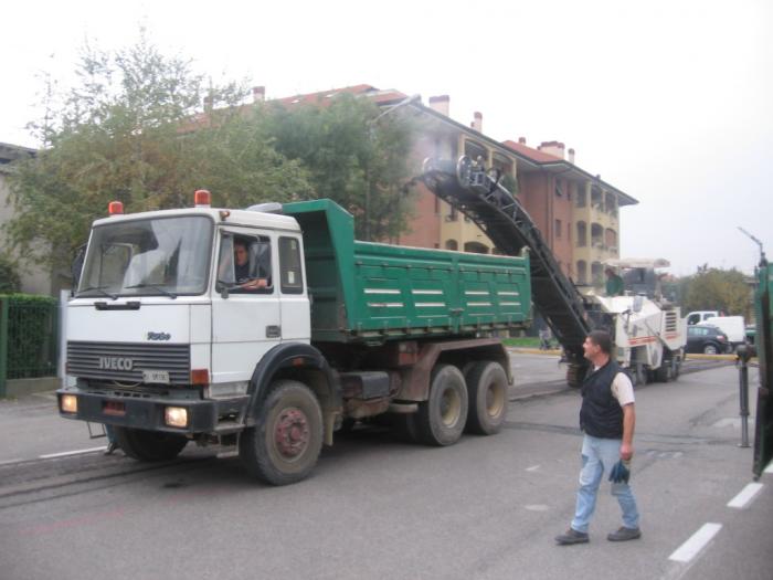 lavori stradali vie Galilei e Verdi a Muggiò impresa Cereda