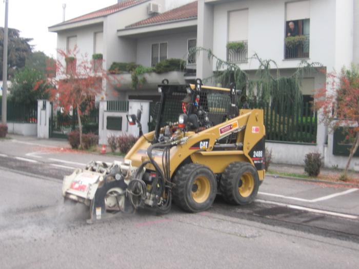 lavori stradali vie Galilei e Verdi a Muggiò impresa Cereda