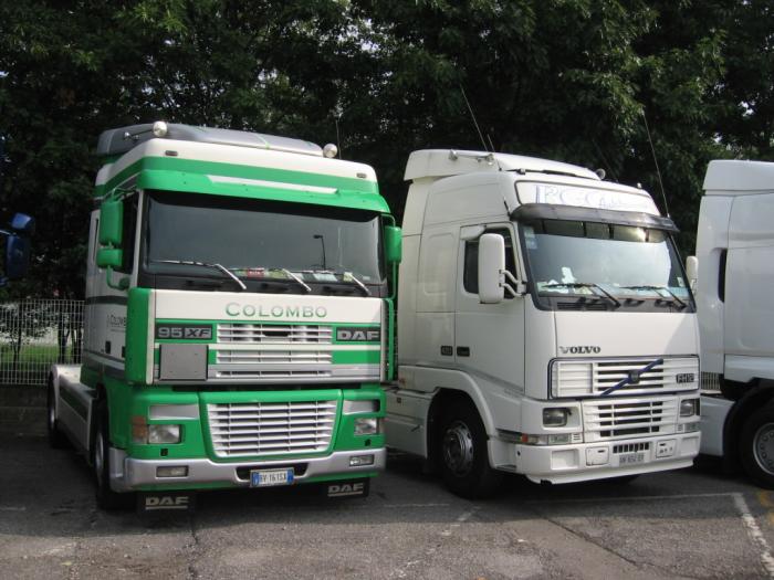 DAF 95XF e Volvo FH12