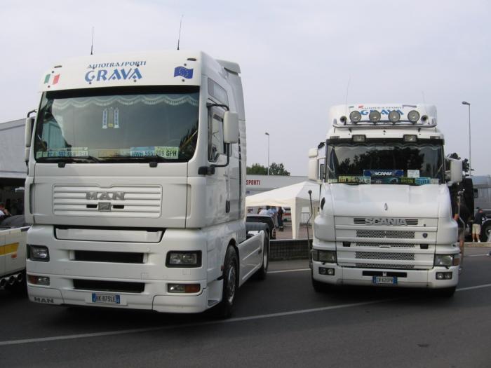 MAN TG-A e Scania Grava