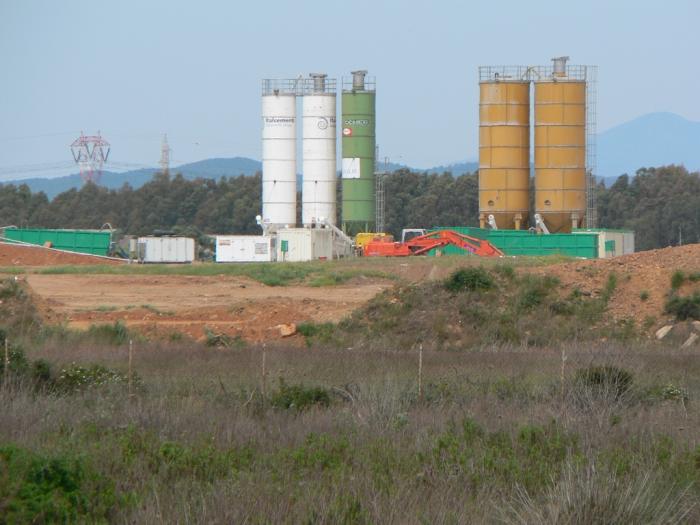 Impianti vari del cantiere di bonifica