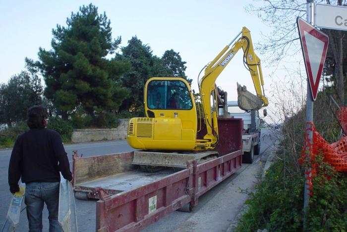 Trasporto Mini-Escavatori (Particolare)