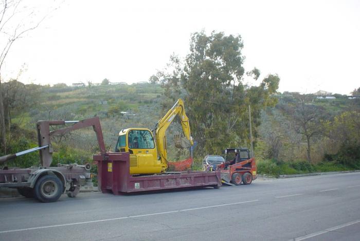 Trasporto Mini-Escavatori (Particolare)