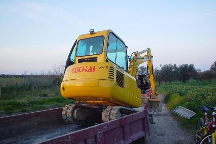 Trasporto Mini-Escavatori (Particolare)