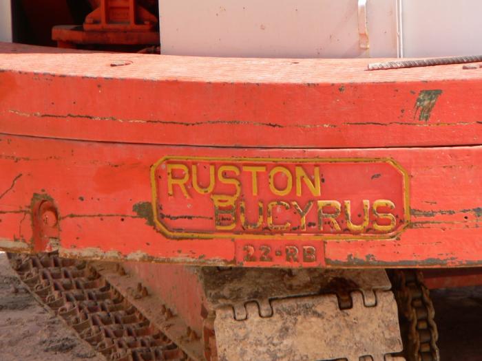 Contrappesi del Ruston-Bucyrus 22RB