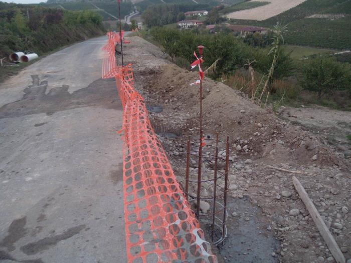 Messa in sicurezza strada - Neive