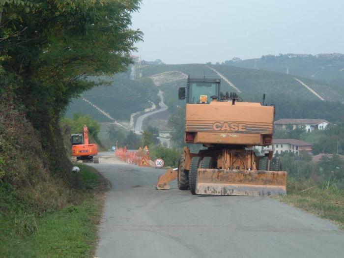 Messa in sicurezza strada - Neive