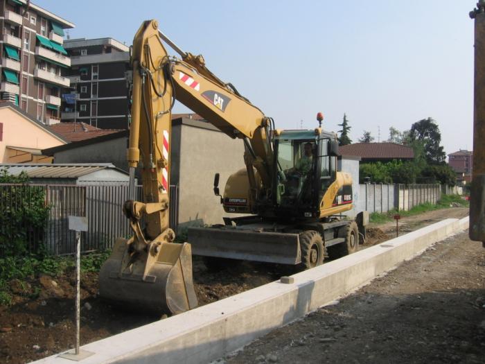 sbancamento per pista ciclabile