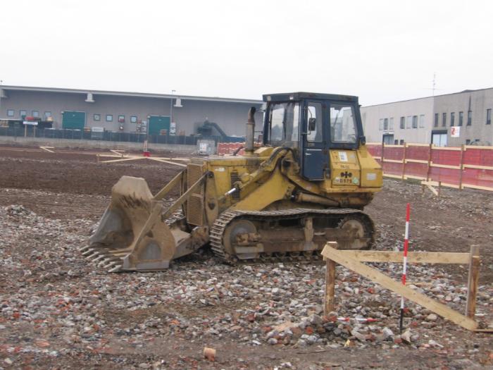 per lo sbancamento una Komatsu D57S....