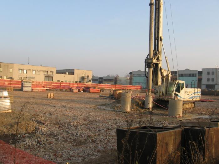 vista cantiere e Soilmec