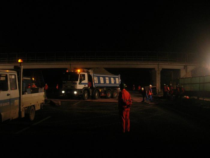 demolizione cavalcavia