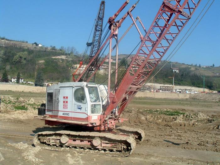 Ruston Bucyrus RB-400SC con comandi joistick e 3Â° argano