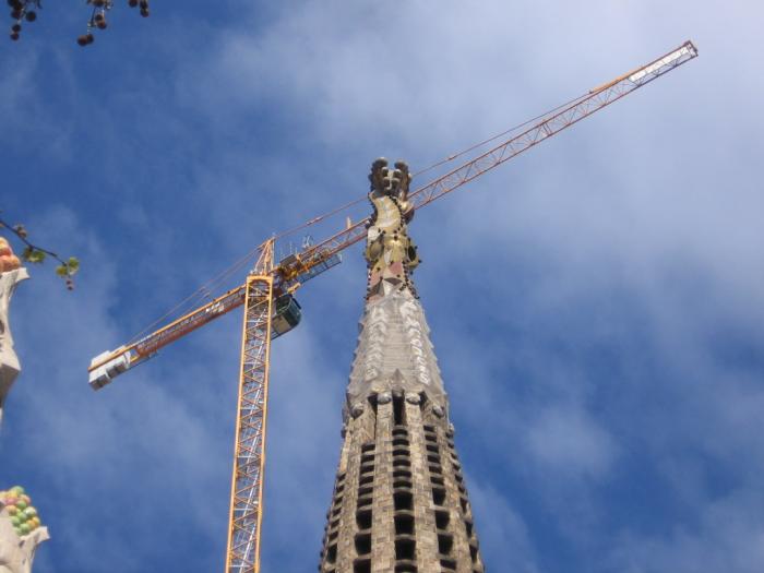 Potain alla Sagrada Familia