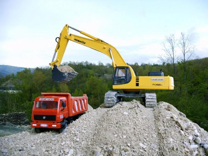 Komatsu pc450 & Mercedes