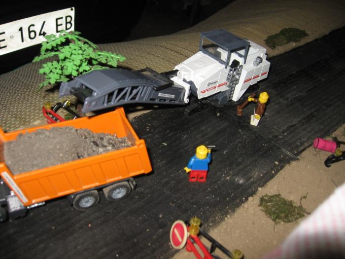 carico ultima parte fresato