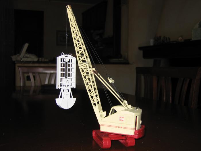 Bucyrus Erie 22B con benna per diafframmi 2