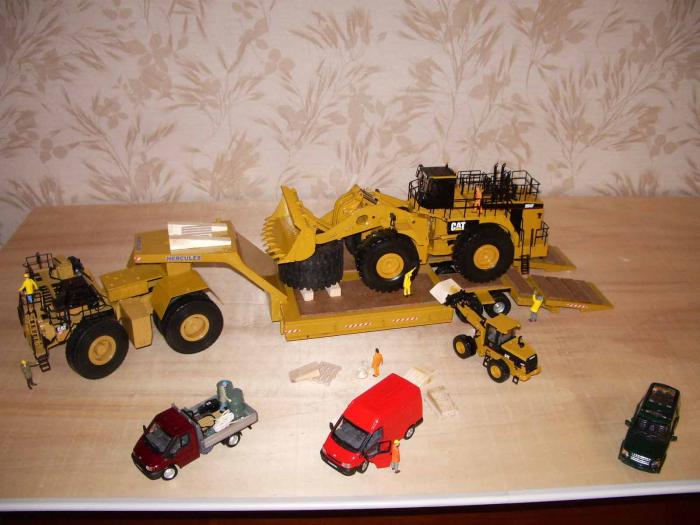 Arrivo di caricatore gommato in miniera