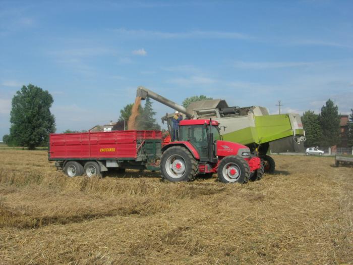 mc cormick mc115 e claas lexion 420