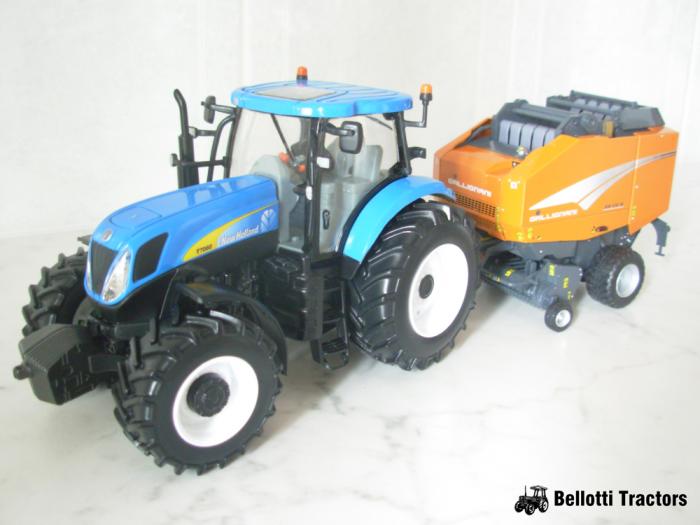 New Holland T7060 con rotopressa Gallignani GA V9B