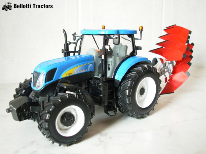 New Holland T7060 con aratro Er.Mo