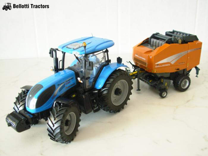 Landini Powermaster 220 con rotopressa Gallignani GA V9B