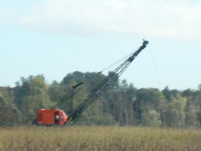 Dragline al lavoro