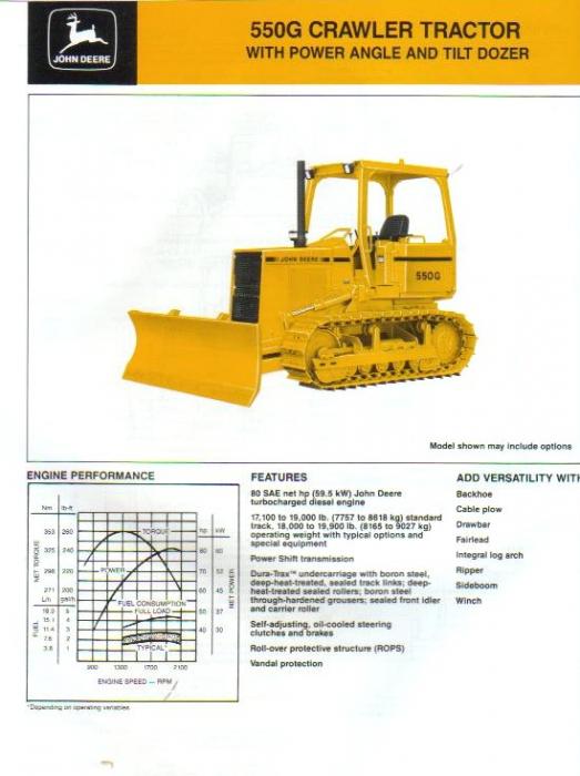 John Deere 550G