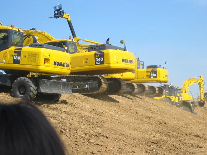 Campo prove Komatsu 3