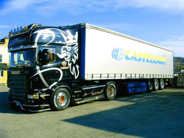 Scania R500 black demon!