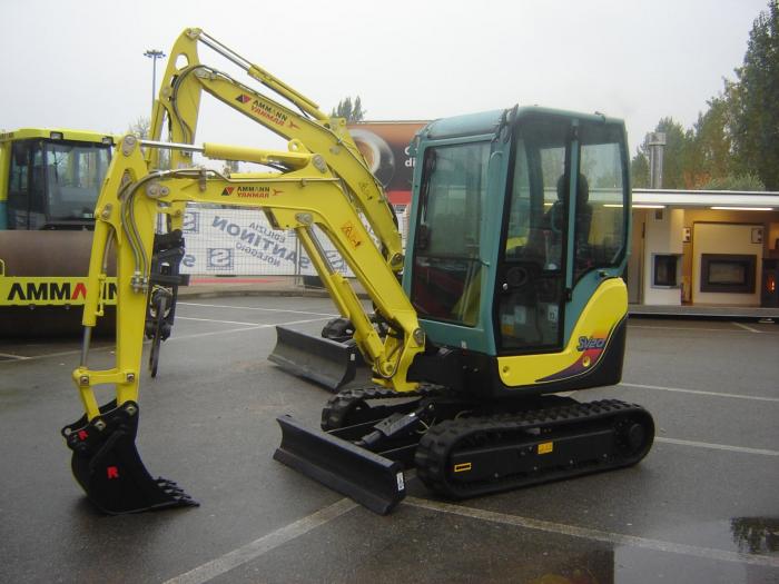 Stand Ammann Yanmar : Miniescavatore Yanmar Sv20