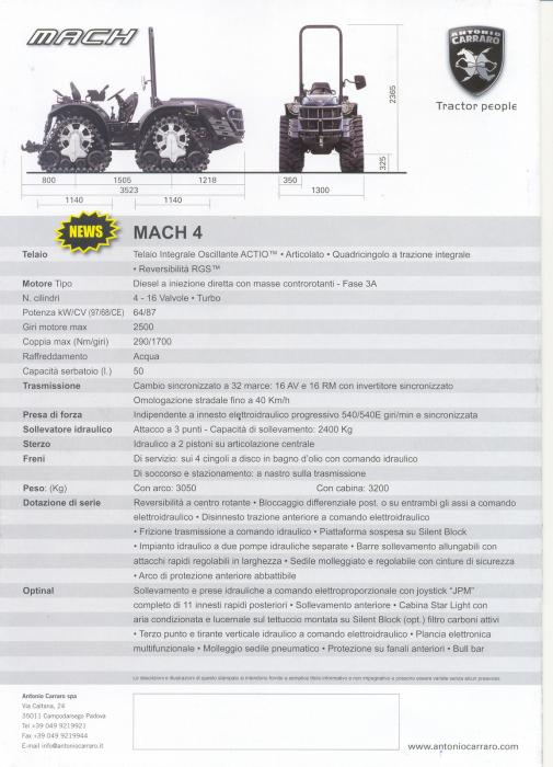 Antonio Carraro Mach IV