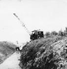 Ruston Bucyrus 19RB risagomatura canale di scolo Portogruarese anni '70