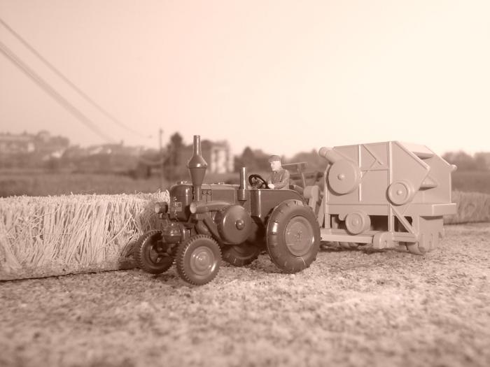 Lanz Bulldog + Claas MDB (1/87)