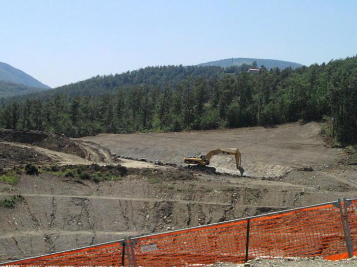 abbassamento con scarpata