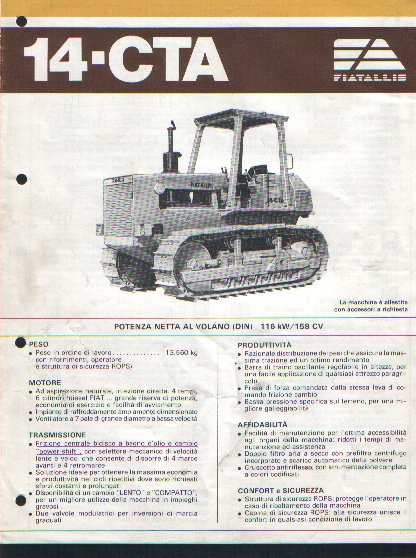 Fiat Allis 14-CTA