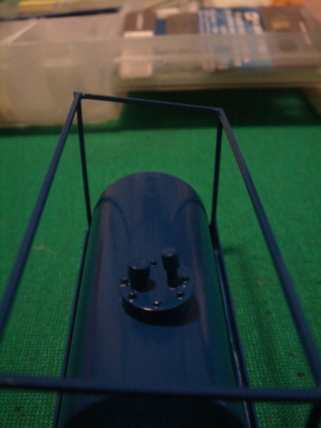 Cisterna dopo verniciatura