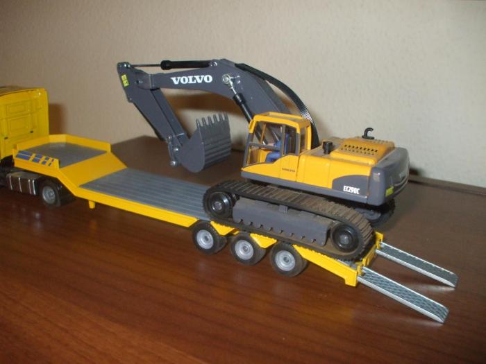 Pianale con carico Volvo EC290