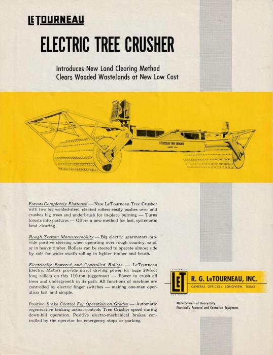 LeTourneau Tree Crusher