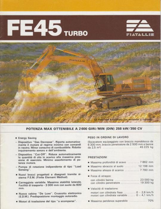 Fiat Allis FE45 turbo