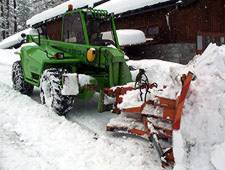 lama da neve su telescopico merlo