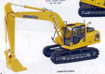 Komatsu pc200 novità  NZG